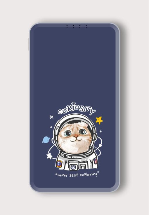 Curiosity Slogan Cute Printed Designer 10000 mAh PowerBank Zapvi