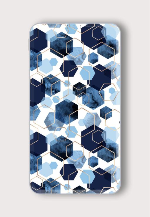 Vector Seamless Geometric Printed Designer 10000 mAh PowerBank Zapvi