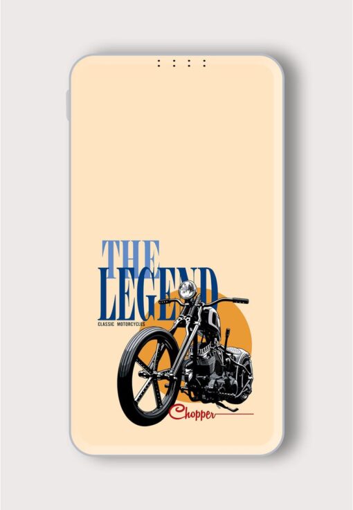 Motorcycles Image Vector Printed Designer 10000 mAh PowerBank Zapvi