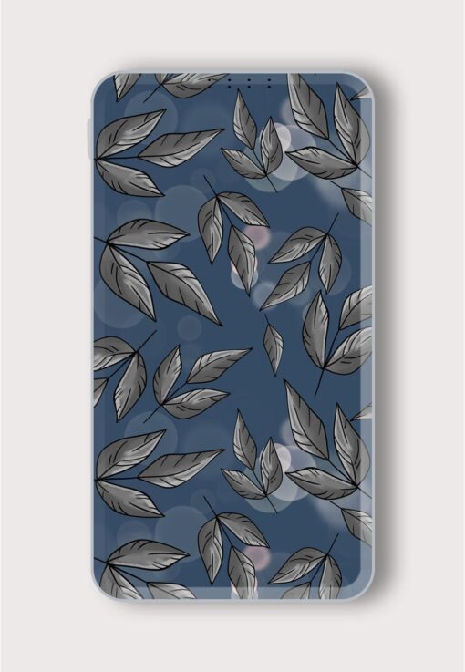 Seamless Pattern Gray Printed Designer 10000 mAh PowerBank Zapvi