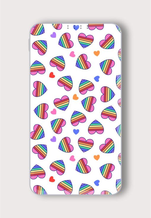 Lgbt Seamless Pattern Printed Designer 10000 mAh PowerBank Zapvi