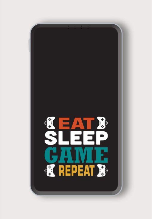 Game Quote Saying Printed Designer 10000 mAh PowerBank Zapvi