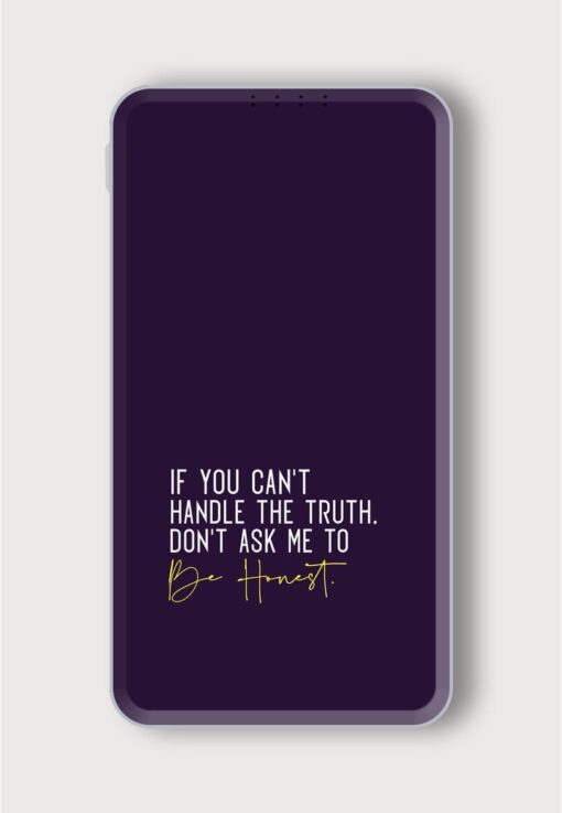 You Cant Handle Printed Designer 10000 mAh PowerBank Zapvi