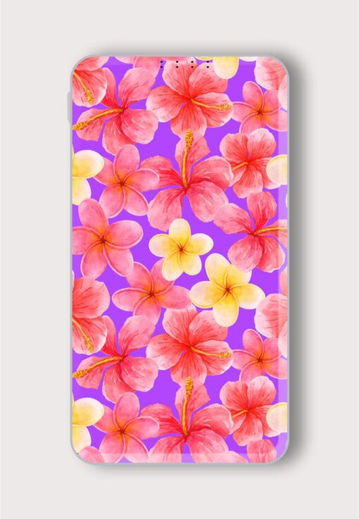 Seamless Watercolor Pattern Printed Designer 10000 mAh PowerBank Zapvi