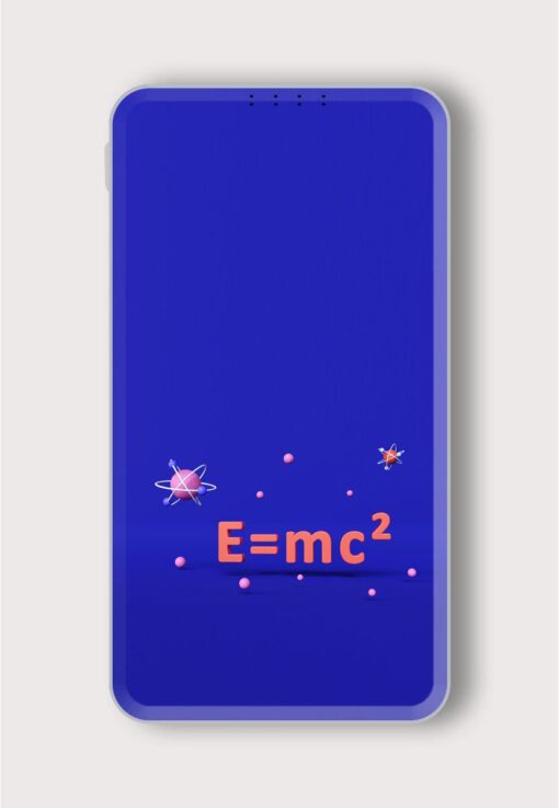 Formula Relativity Equation Printed Designer 10000 mAh PowerBank Zapvi