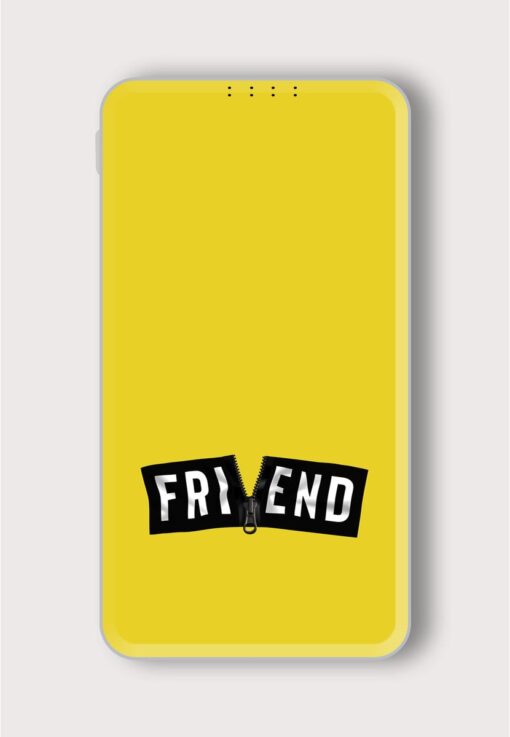 Friend Word On Printed Designer 10000 mAh PowerBank Zapvi