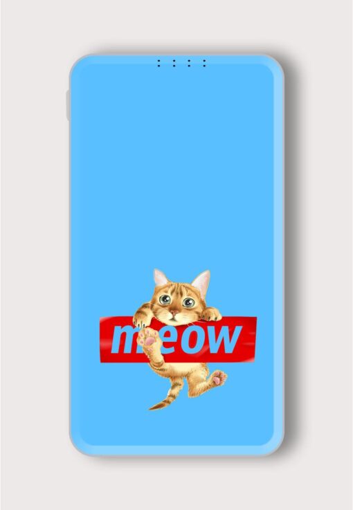 Cute Cat Hanging Printed Designer 10000 mAh PowerBank Zapvi