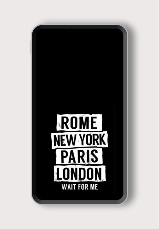 Rome New York Printed Designer 10000 mAh PowerBank Zapvi