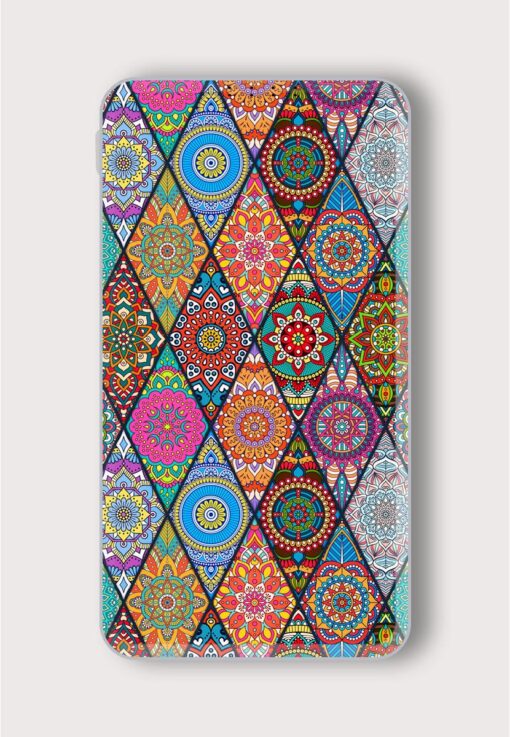 Seamless Tile Pattern Printed Designer 10000 mAh PowerBank Zapvi