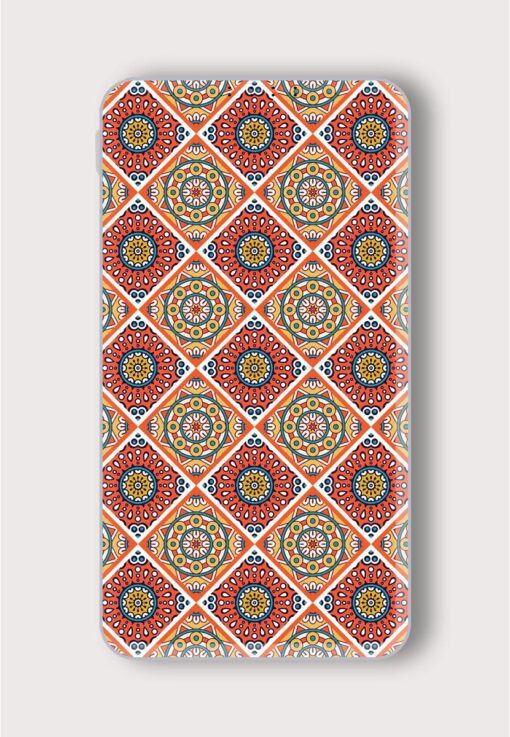 Tile Seamless Pattern Printed Designer 10000 mAh PowerBank Zapvi