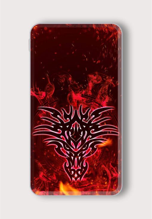 Fire Dragon Printed Designer 10000 mAh PowerBank Zapvi