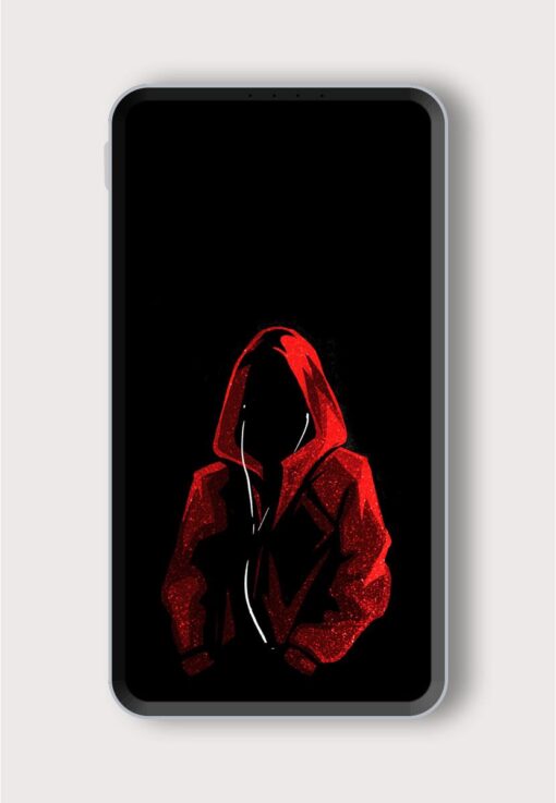 Red Hoodie Printed Designer 10000 mAh PowerBank Zapvi