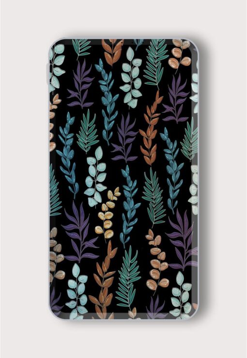 Seamless Floral Art Printed Designer 10000 mAh PowerBank Zapvi