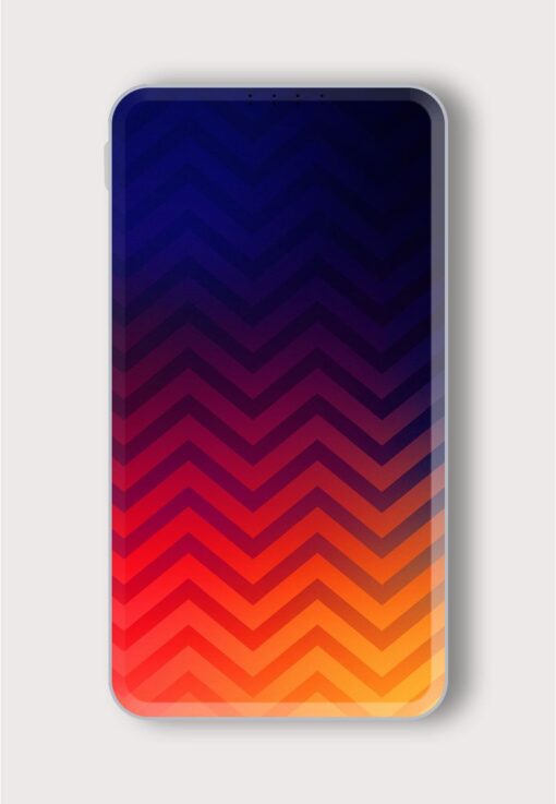 Zigzag Seamless Art Printed Designer 10000 mAh PowerBank Zapvi