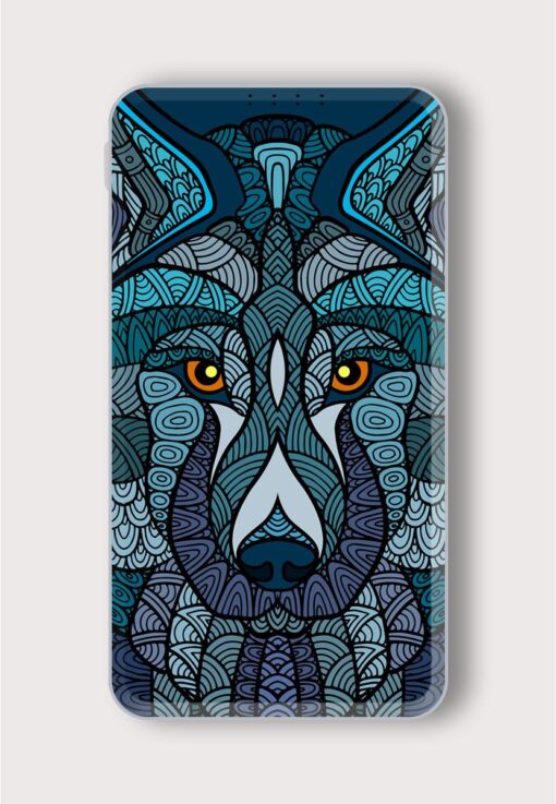 Mandala Fox Printed Designer 10000 mAh PowerBank Zapvi