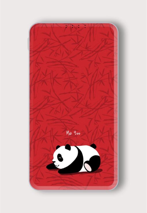 Me Too Panda Printed Designer 10000 mAh PowerBank