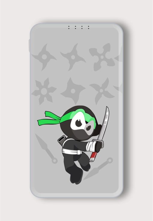 Ninja Cartoon Printed Designer 10000 mAh PowerBank Zapvi