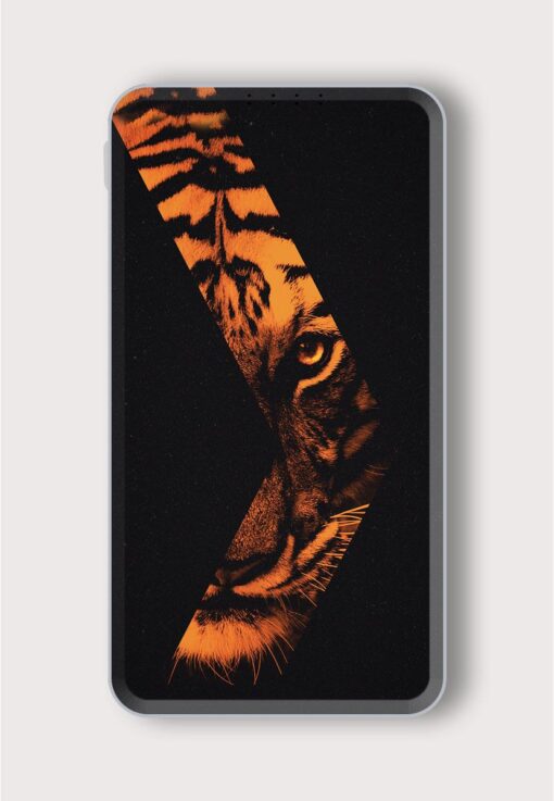 Tiger X Art Printed Designer 10000 mAh PowerBank Zapvi