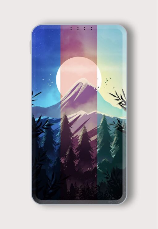 Mountain View Printed Designer 10000 mAh PowerBank Zapvi