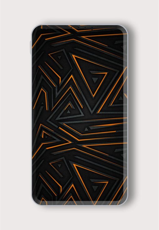 Abstract Bg Printed Designer 10000 mAh PowerBank Zapvi