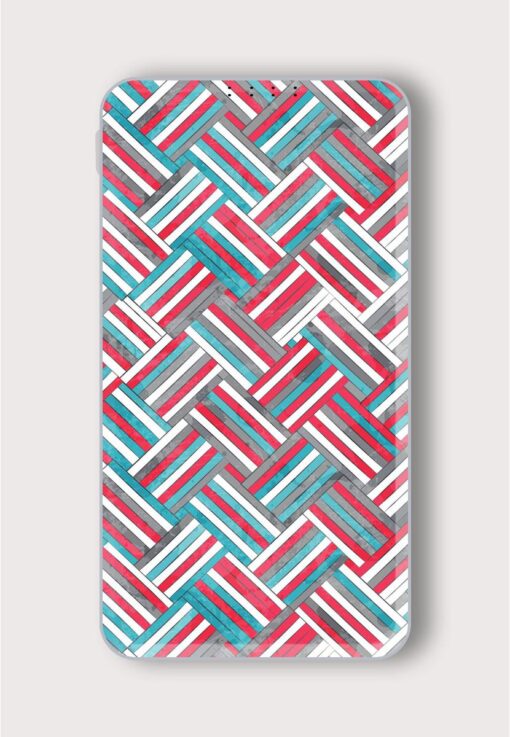 Abstract Wattled Seamless Printed Designer 10000 mAh PowerBank