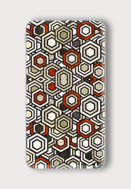 Abstract Grunge Cell Printed Designer 10000 mAh PowerBank Zapvi