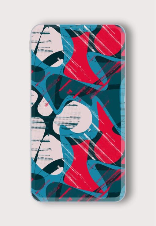 Abstract Seamless Pattern Printed Designer 10000 mAh PowerBank Zapvi