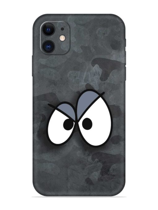 Big Eyes Night Mode Embossed Soft Silicone Case for Apple Iphone 11 Zapvi