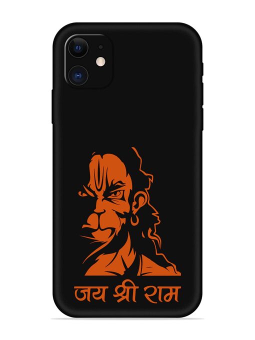 Angry Hanuman Embossed Soft Silicone Case for Apple Iphone 11 Zapvi