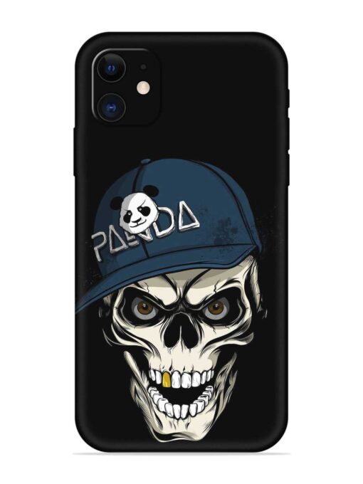 Panda Skull Embossed Soft Silicone Case for Apple Iphone 11 Zapvi