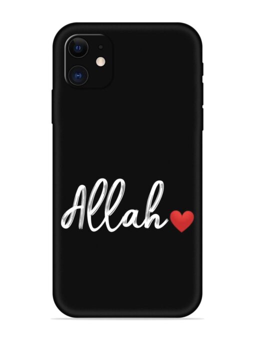 Allah Embossed Soft Silicone Case for Apple Iphone 11 Zapvi