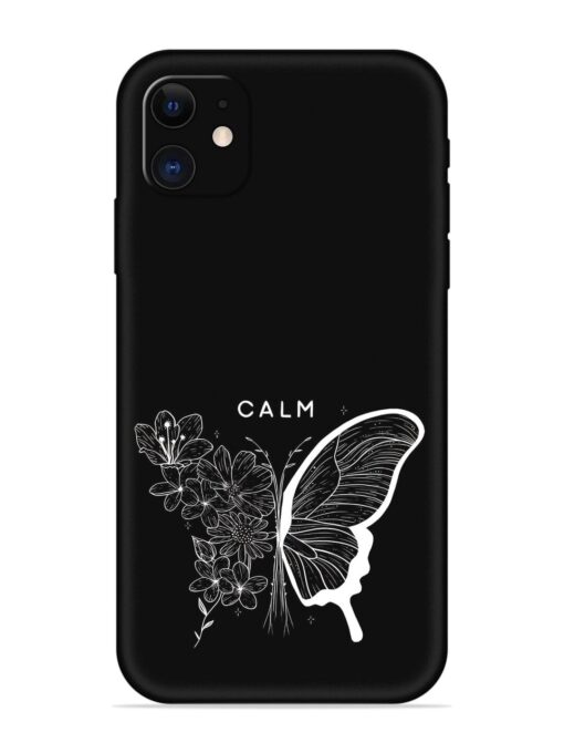 Calm Embossed Soft Silicone Case for Apple Iphone 11 Zapvi