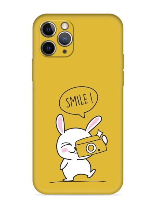 Hey Smile Please Embossed Soft Silicone Case for Apple Iphone 11 Pro Zapvi