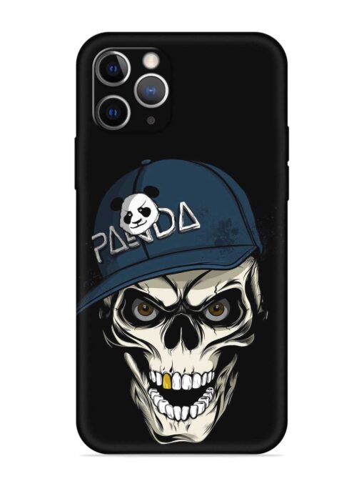 Panda Skull Embossed Soft Silicone Case for Apple Iphone 11 Pro Zapvi