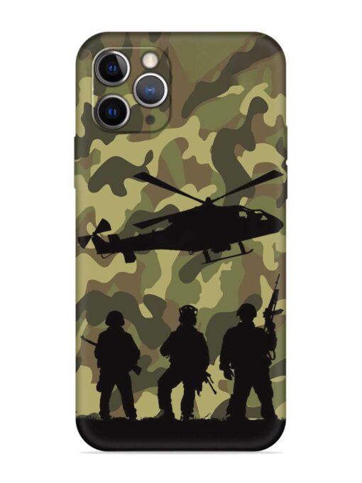 Army Heros Embossed Soft Silicone Case for Apple Iphone 11 Pro Zapvi