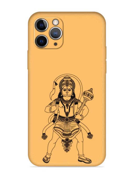 Indian God Hanuman Embossed Soft Silicone Case for Apple Iphone 11 Pro Zapvi