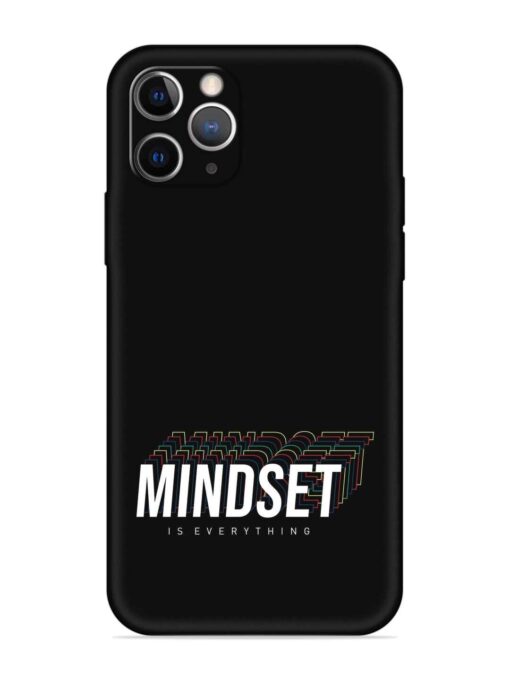 Mindset Everything Slogan Embossed Soft Silicone Case for Apple Iphone 11 Pro Zapvi