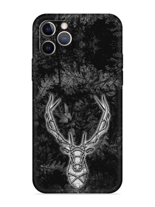 Ancient Deer Embossed Soft Silicone Case for Apple Iphone 11 Pro Zapvi