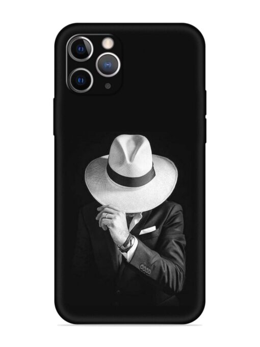 Men Under Hat Embossed Soft Silicone Case for Apple Iphone 11 Pro Zapvi