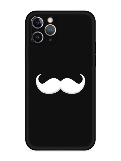 Mustache Vector Embossed Soft Silicone Case for Apple Iphone 11 Pro Zapvi