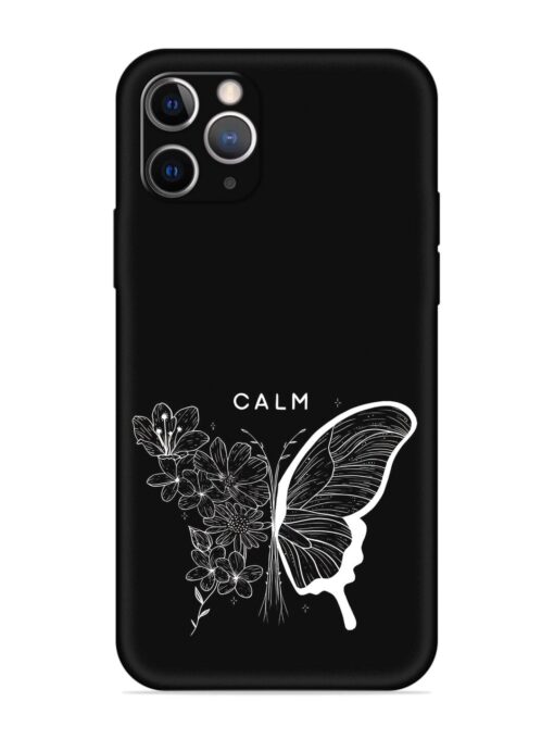 Calm Embossed Soft Silicone Case for Apple Iphone 11 Pro Zapvi