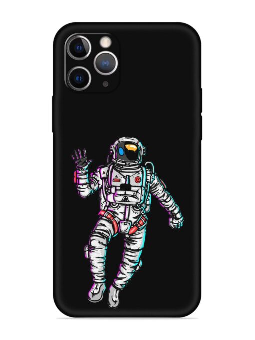 Spaceman Embossed Soft Silicone Case for Apple Iphone 11 Pro Zapvi