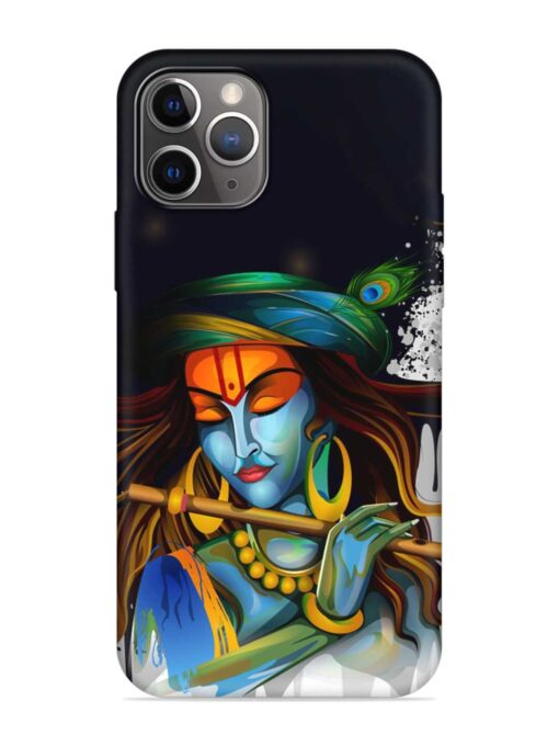 Krishna Art Embossed Soft Silicone Case for Apple Iphone 11 Pro Max Zapvi