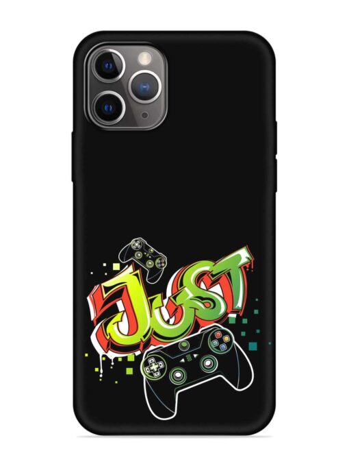 Graffiti Gamepad Illustration Embossed Soft Silicone Case for Apple Iphone 11 Pro Max