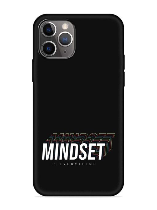 Mindset Everything Slogan Embossed Soft Silicone Case for Apple Iphone 11 Pro Max Zapvi