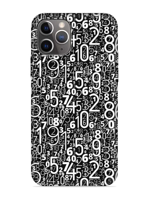 Many Numbers Different Embossed Soft Silicone Case for Apple Iphone 11 Pro Max Zapvi