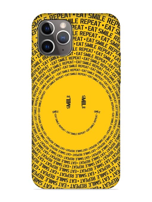 Smiley Embossed Soft Silicone Case for Apple Iphone 11 Pro Max Zapvi