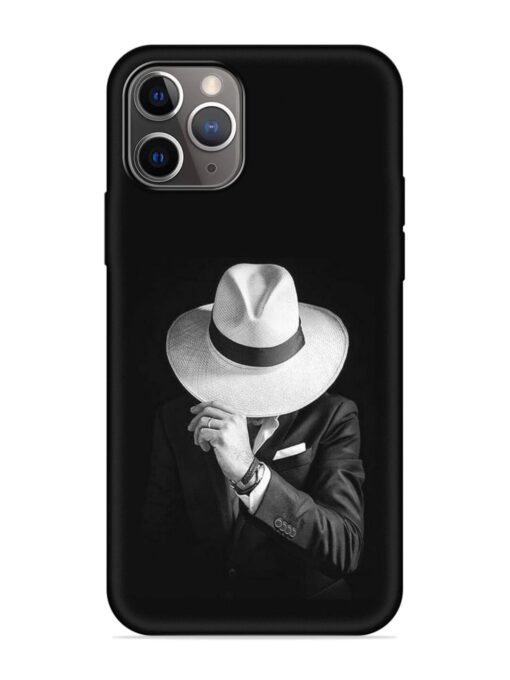 Men Under Hat Embossed Soft Silicone Case for Apple Iphone 11 Pro Max