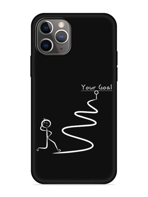 Your Goal Embossed Soft Silicone Case for Apple Iphone 11 Pro Max Zapvi