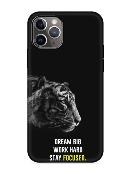 Dream Big Work Hard Embossed Soft Silicone Case for Apple Iphone 11 Pro Max Zapvi